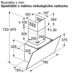 Odsávač pár Bosch DWK85DK60 čierny

 obrázok produktu 7 z 11
