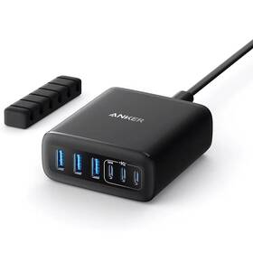 Nabíjačka do siete Anker 112W 3xUSB-C/3xUSB-A čierna

 obrázok produktu 1 z 6