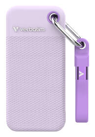 SSD externý Verbatim Pocket 1TB - Summer Edition USB-C 3.2 Gen 2  + 2x obal fialový

 obrázok produktu 1 z 5