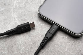 Kábel FIXED Liquid silicone USB-C/Lightning s podporou PD, MFi, 0,5m čierny

 obrázok produktu 5 z 6