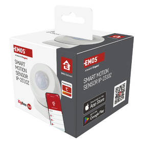 Detektor pohybu EMOS GoSmart PIR senzor, IP20, ZigBee biely

 obrázok produktu 10 z 10
