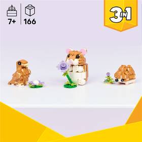 Stavebnica LEGO® Creator 3 v 1 31376 Roztomilý křeček s květinou 

 obrázok produktu 4 z 7