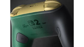 Bezdrôtový ovládač Nintendo Switch 2 Pro Controller The Legend of Zelda - 40th Anniversary Edition čierny/zelený

 obrázok produktu 6 z 6