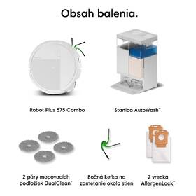 Robotický vysávač iRobot Plus 575 Combo biely

 obrázok produktu 18 z 18