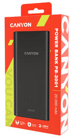 Powerbank Canyon PB-2001B, 20000mAh čierny

 obrázok produktu 2 z 2