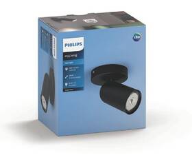 Bodové svietidlo Philips Pongee Single, 1xGU10 čierne

 obrázok produktu 2 z 2