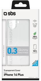Kryt na mobil SBS Skinny na Apple iPhone 16 Plus priehľadný

 obrázok produktu 1 z 1