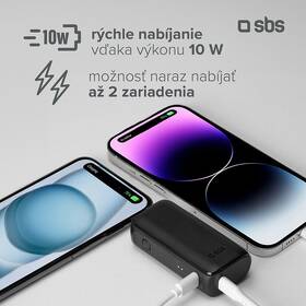 Powerbank SBS NANOTUBE 5000 BLK 

 obrázok produktu 13 z 13