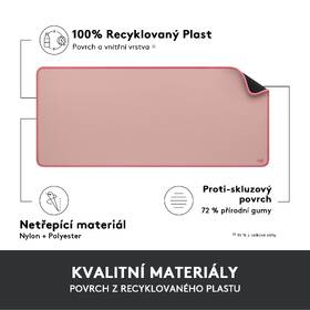 Podložka pod klávesnicu a myš Logitech Desk Mat Studio Series. 30 x 70 cm ružová

 obrázok produktu 7 z 11