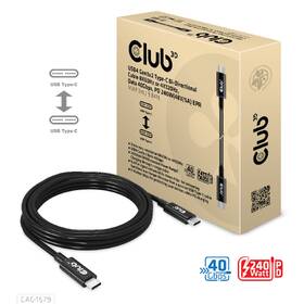 Kábel Club3D USB-C PD, 8K60Hz UHD, 240W, 3m čierny

 obrázok produktu 3 z 3