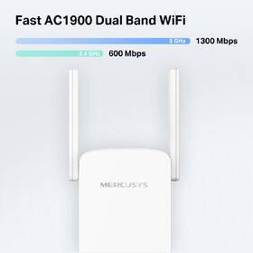 Wi-Fi extender Mercusys ME50G, AC1900 biely

 obrázok produktu 3 z 9