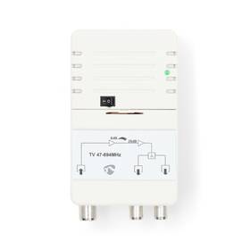 Zosilňovač Nedis 25 dB, 3x IEC, ovládanie zosilnenia biely

 obrázok produktu 1 z 6