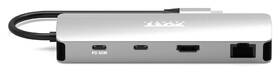 Dokovacia stanica PORT CONNECT 9v1 USB-C, 1x 4K, 85W PD strieborná

 obrázok produktu 4 z 8