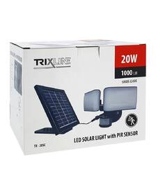 Reflektor Trixline TR-20SC LED Solární 20W 1000lm s pohybovým senzorem čierny

 obrázok produktu 4 z 5