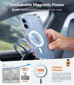 Kryt na mobil Torras Guardian Magnetic na Apple iPhone 17 priehľadný

 obrázok produktu 7 z 7