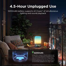 Stolná lampa Govee Table Lamp 2 RGBW lampa s reproduktorom - zvuk od JBL biela

 obrázok produktu 6 z 7