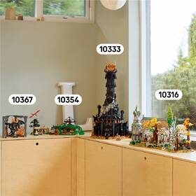 Stavebnica LEGO® Icons 10367 Knižní zarážka: Pán prstenů – Balrog™ 

 obrázok produktu 9 z 9