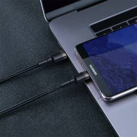 Kábel Baseus Cafule USB-C/USB-C, PD 2.0 60W, 2m čierny/sivý

 obrázok produktu 6 z 7