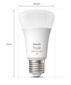 Inteligentná žiarovka Philips Bluetooth, 9W, E27, White and Color Ambiance, 2ks 

 obrázok produktu 3 z 8