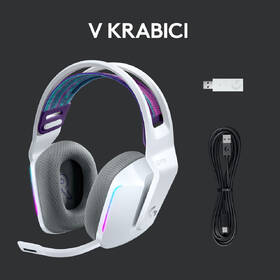 Headset Logitech G733 Lightspeed biely

 obrázok produktu 10 z 10