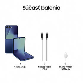 Mobilný telefón Samsung Galaxy Z Flip7 5G 12 GB / 256 GB modrý

 obrázok produktu 8 z 18