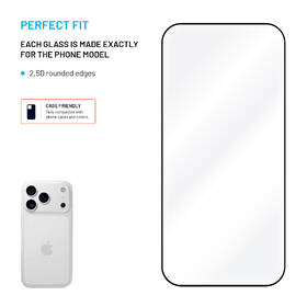 Tvrdené sklo FIXED Full-Cover s aplikátorom na Apple iPhone 17 Pro (2 ks) čierne

 obrázok produktu 2 z 9