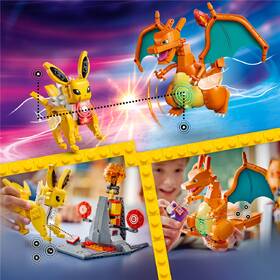 Stavebnica LEGO® Pokémon™ 72167 SMART Play™: Charizard vs. Jolteon – rozhodujúci súboj 

 obrázok produktu 3 z 9