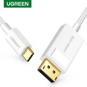 Kábel UGREEN USB-C/DisplayPort, 1,5m biely

 obrázok produktu 1 z 5