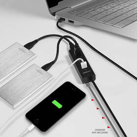 USB Hub Axagon USB / 4x USB 3.0, 1,2 m čierny

 obrázok produktu 7 z 8