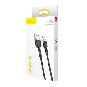 Kábel Baseus Cafule USB/Lightning, 1m čierny/zlatý

 obrázok produktu 10 z 10