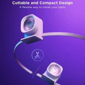 Bodové svietidlo Govee RGBIC LED String Downlights, 5m biele

 obrázok produktu 8 z 12
