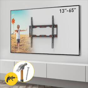 Držiak na TV Barkan ND300.B, pevný, pre uhlopriečky 32" až 65", nosnosť 37 kg čierny

 obrázok produktu 1 z 5
