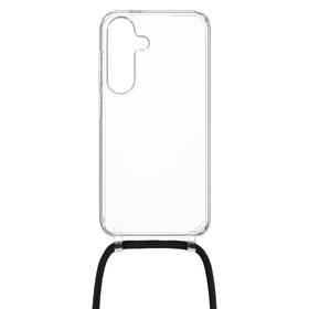 Kryt na mobil FIXED Pure Neck s čiernou šnúrkou na krk na Samsung Galaxy S25 priehľadný

 obrázok produktu 1 z 4