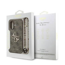 Kryt na mobil Guess PU 4G Metal Logo Strap na Apple iPhone 17 hnedý

 obrázok produktu 7 z 7