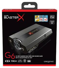 Zvuková karta Creative Sound BlasterX G6 čierna

 obrázok produktu 6 z 19