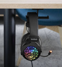 Headset Connect IT Doodle RGB čierny

 obrázok produktu 5 z 12