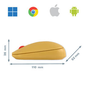 Myš Leitz Cosy žltá

 obrázok produktu 6 z 8