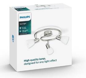 Bodové svietidlo Philips Burlap Spiral, 3xE14 chróm

 obrázok produktu 2 z 2