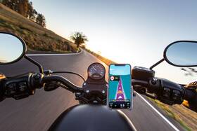 Držiak na mobil CellularLine Rider Steel na riadidlá pre motorku aj bicykel čierny

 obrázok produktu 3 z 3