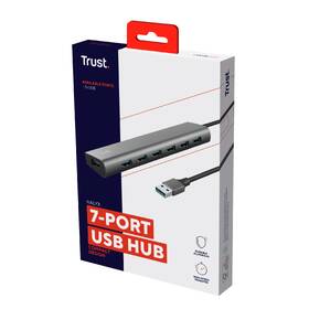 USB Hub Trust Halyx 7 Port USB 3.2 Gen1 

 obrázok produktu 10 z 11