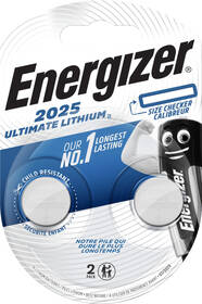 Batéria lítiová Energizer CR2025 (2 ks) 

 obrázok produktu 1 z 1