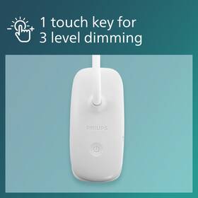 Stolná lampa Philips DONUTCLIP WHI 

 obrázok produktu 5 z 5