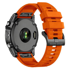 Remienok Mobile Origin Easy Strap Silicone Watch 26mm oranžový

 obrázok produktu 2 z 6