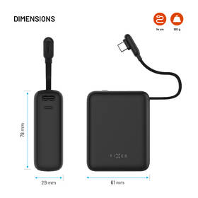 Powerbank FIXED Zen 10 Loop s LCD displejom a výstupem 30W, 10 000 mAh čierna

 obrázok produktu 7 z 8