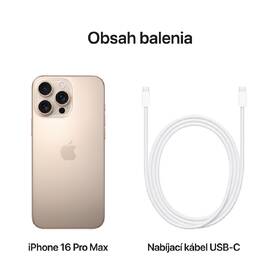 Mobilný telefón Apple 256 GB púštny titán 

 obrázok produktu 8 z 9
