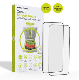 Tvrdené sklo Mobile Origin Screen Guard with easy applicator Full Coverage na Apple iPhone 17 Pro (2 ks) 

 obrázok produktu 9 z 9