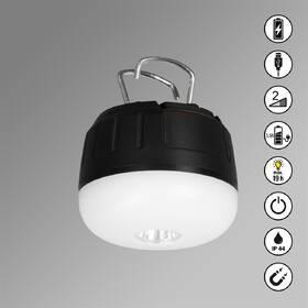 Lampáš Fischer & Honsel Multifunkčné, MultiGlow, 1x LED, 2,0 čierna/biela

 obrázok produktu 1 z 4