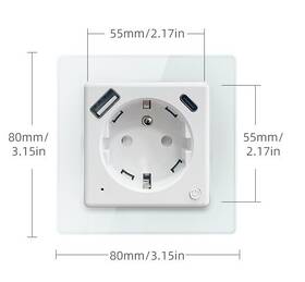 Inteligentná zásuvka IMMAX NEO SMART, Nexa s kolíkom (typ E) / 1× USB / 1× USB-C / PD 20 W / Zigbee / LIDL / TUYA biela

 obrázok produktu 1 z 2