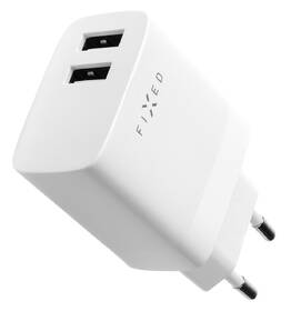 Nabíjačka do siete FIXED 17W Smart Rapid Charge, 2x USB + USB-C kábel 1m biela

 obrázok produktu 4 z 7
