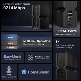 Router TP-Link Archer BE550 čierny

 obrázok produktu 4 z 8